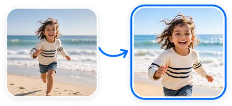 Edits copied from one beach photo to another